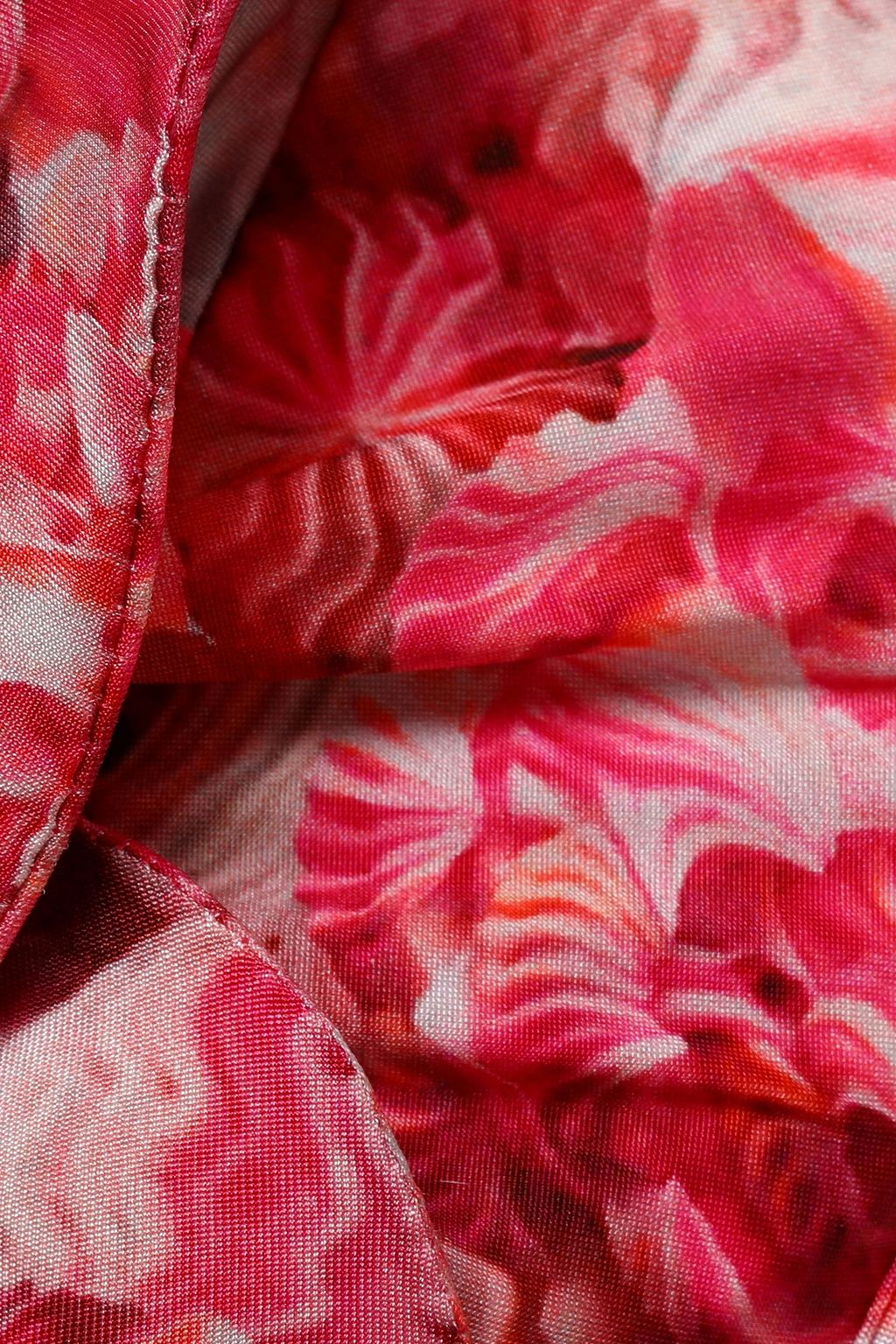 LA PERLA Floral-print bikini top
