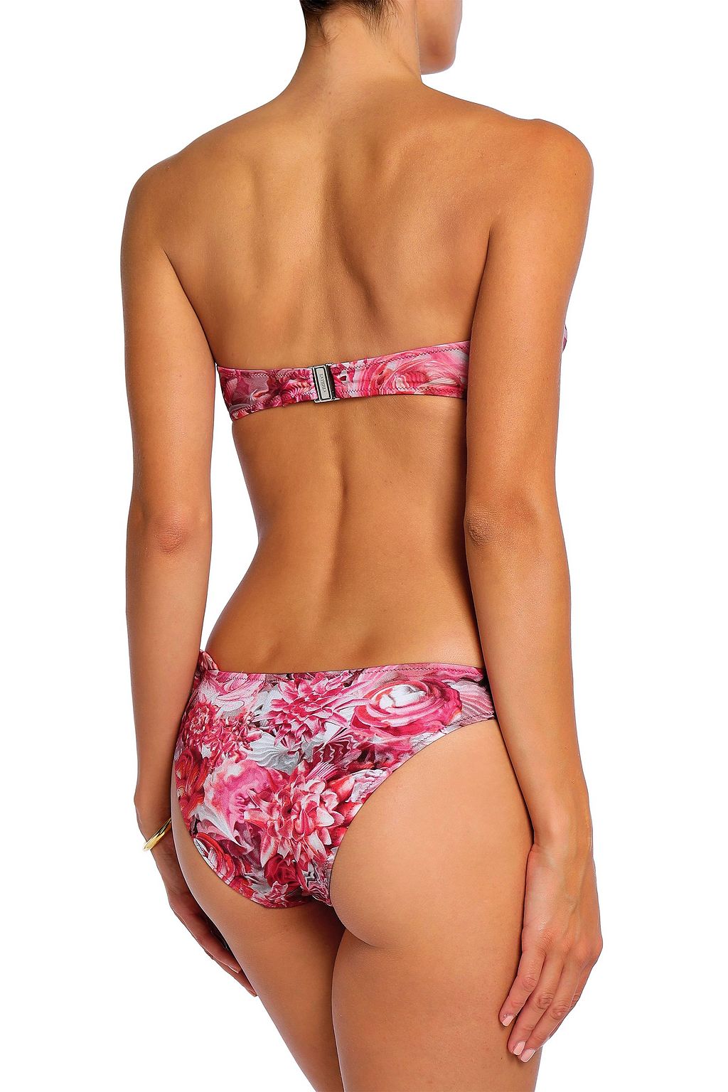 LA PERLA Floral-print bikini top