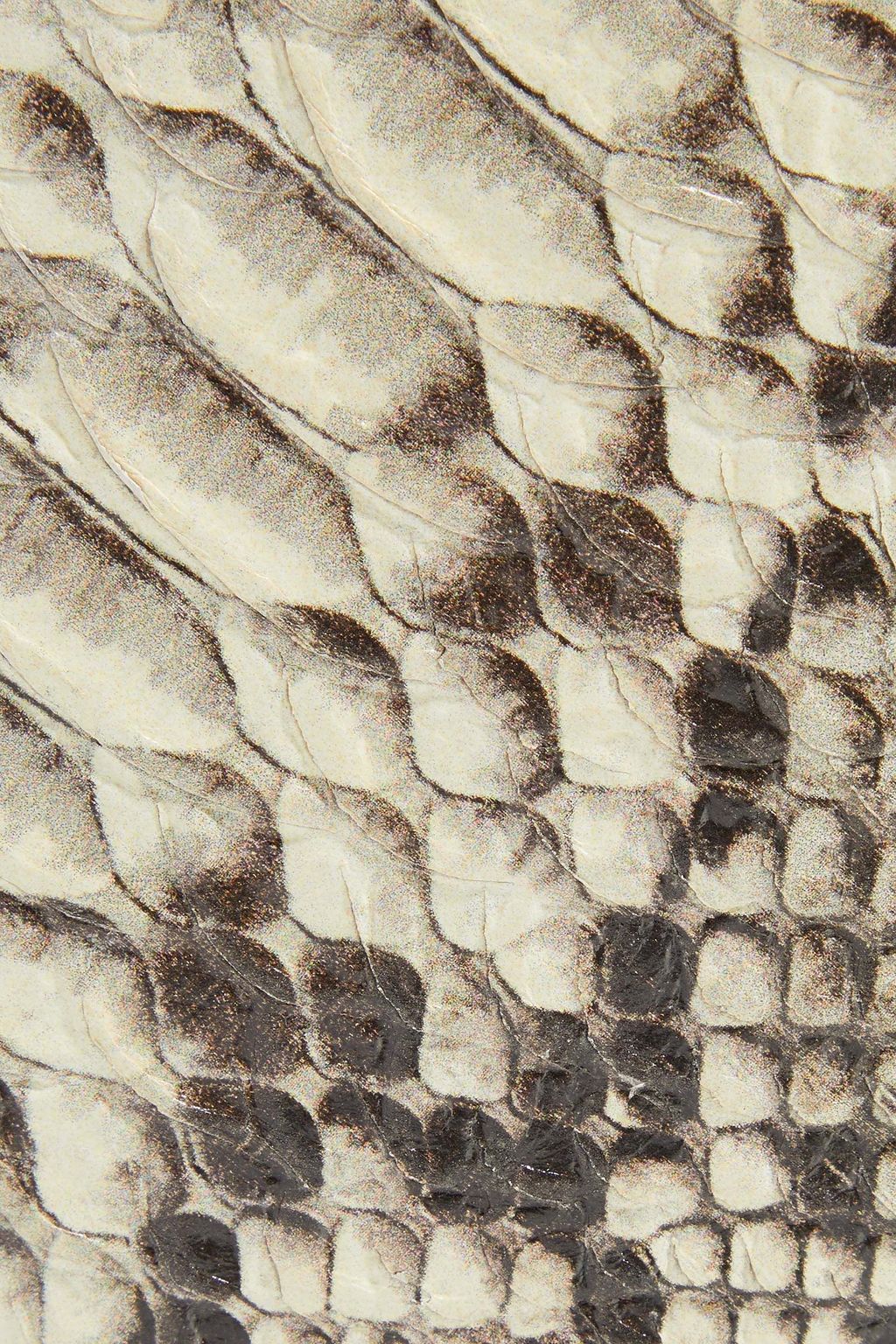ZIMMERMANN Snake-effect leather shoulder bag