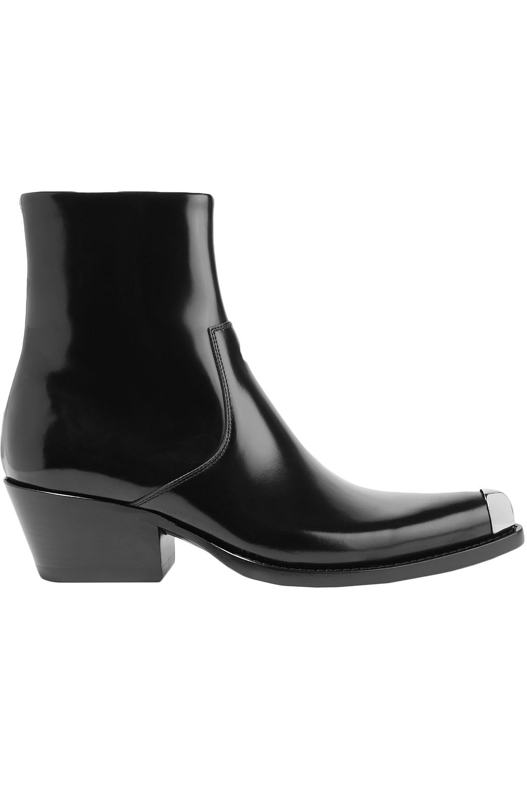 CALVIN KLEIN 205W39NYC Tex Chiara glossed-leather ankle boots | Sale up to 70% off | THE OUTNET CALVIN KLEIN 205W39NYC Tex Chiara glossed-leather ankle boots | Sale up to 70% off | THE OUTNET