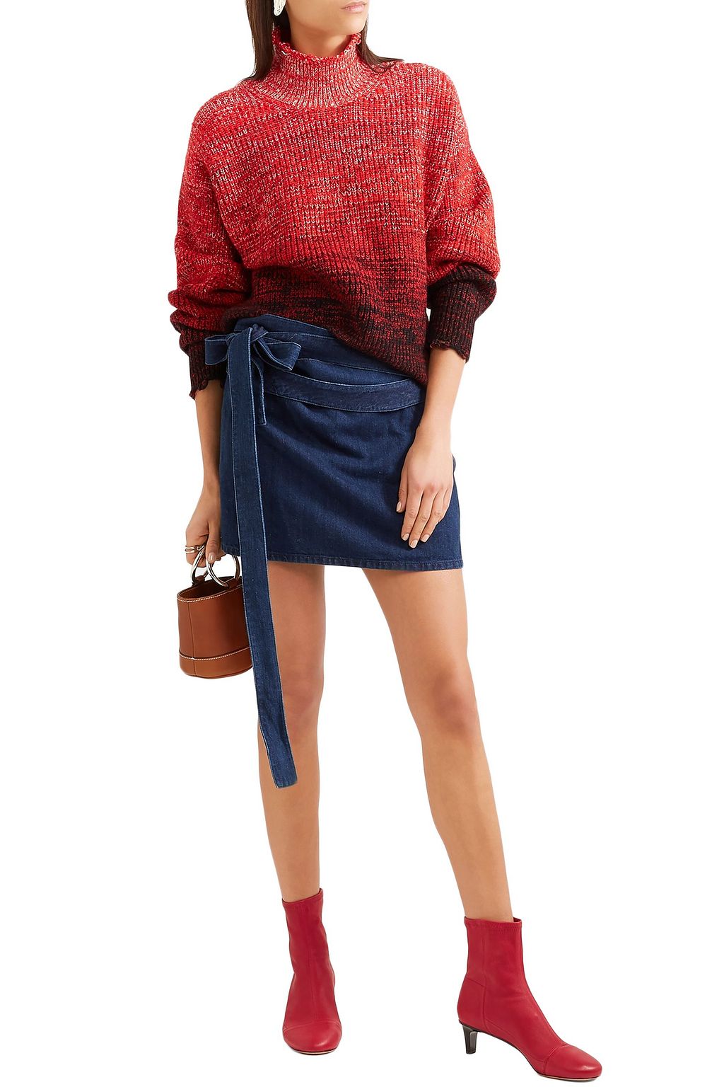 ISABEL MARANT Daevel stretch-leather sock boots