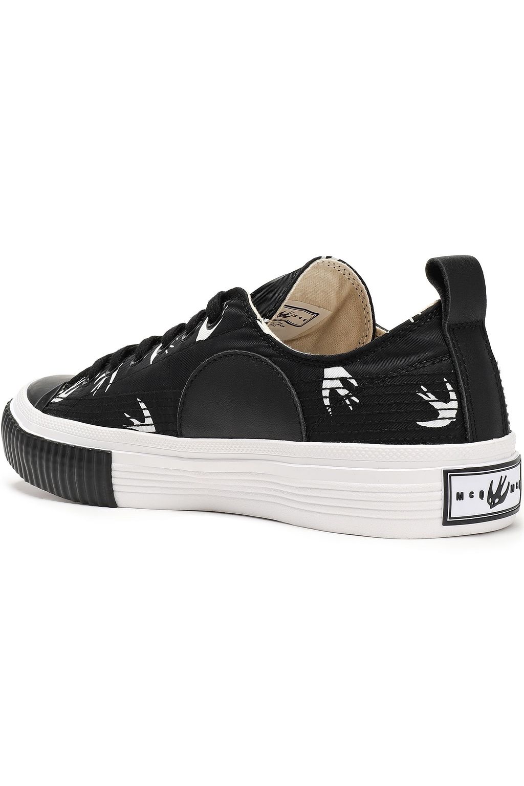 MCQ ALEXANDER MCQUEEN Printed twill platform sneakers