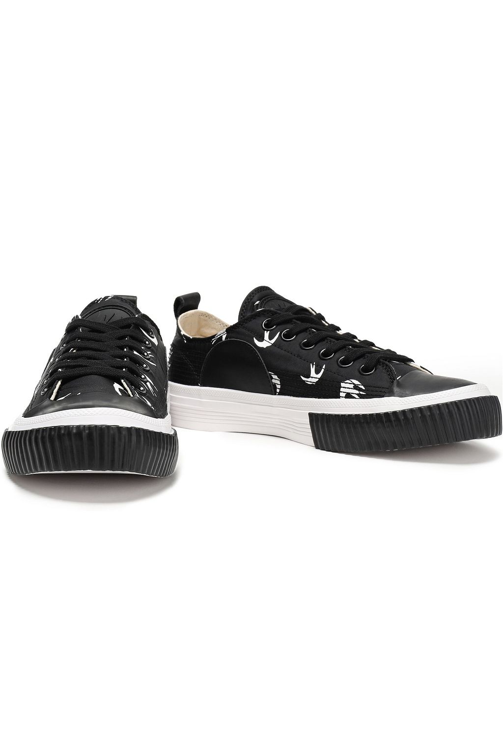 MCQ ALEXANDER MCQUEEN Printed twill platform sneakers