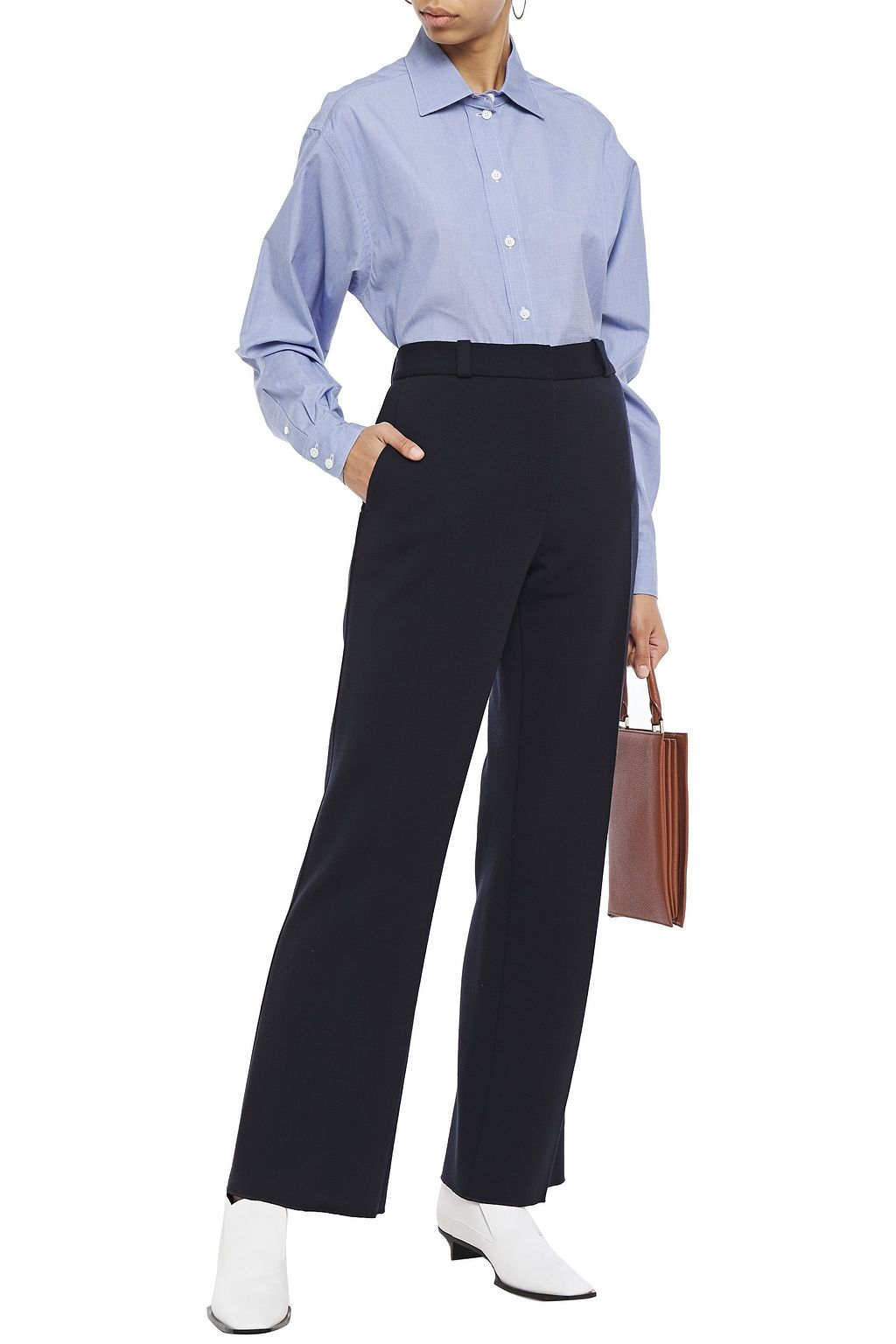 VICTORIA BECKHAM Wool straight-leg pants