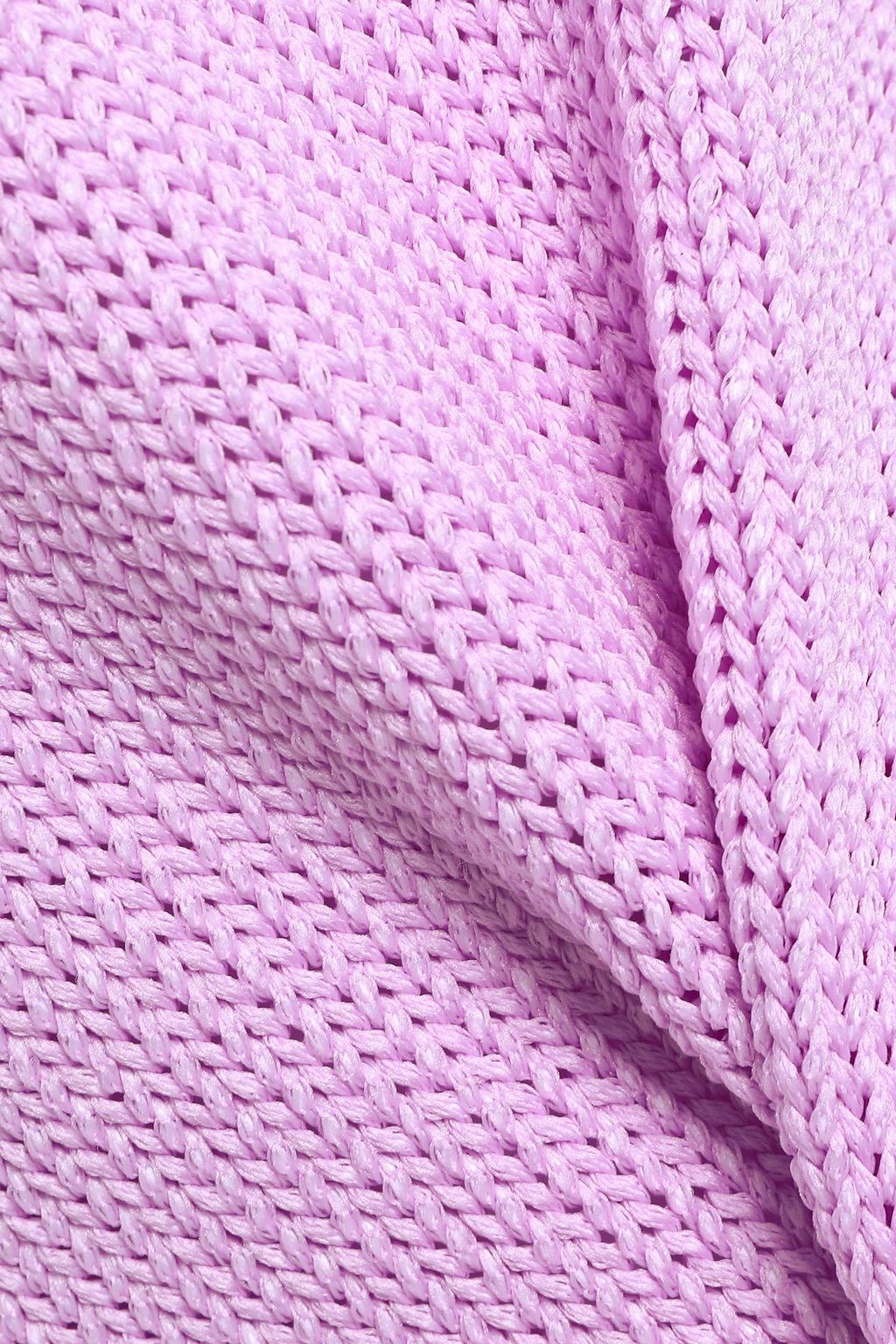 LES RÊVERIES Crochet-trimmed knitted tank