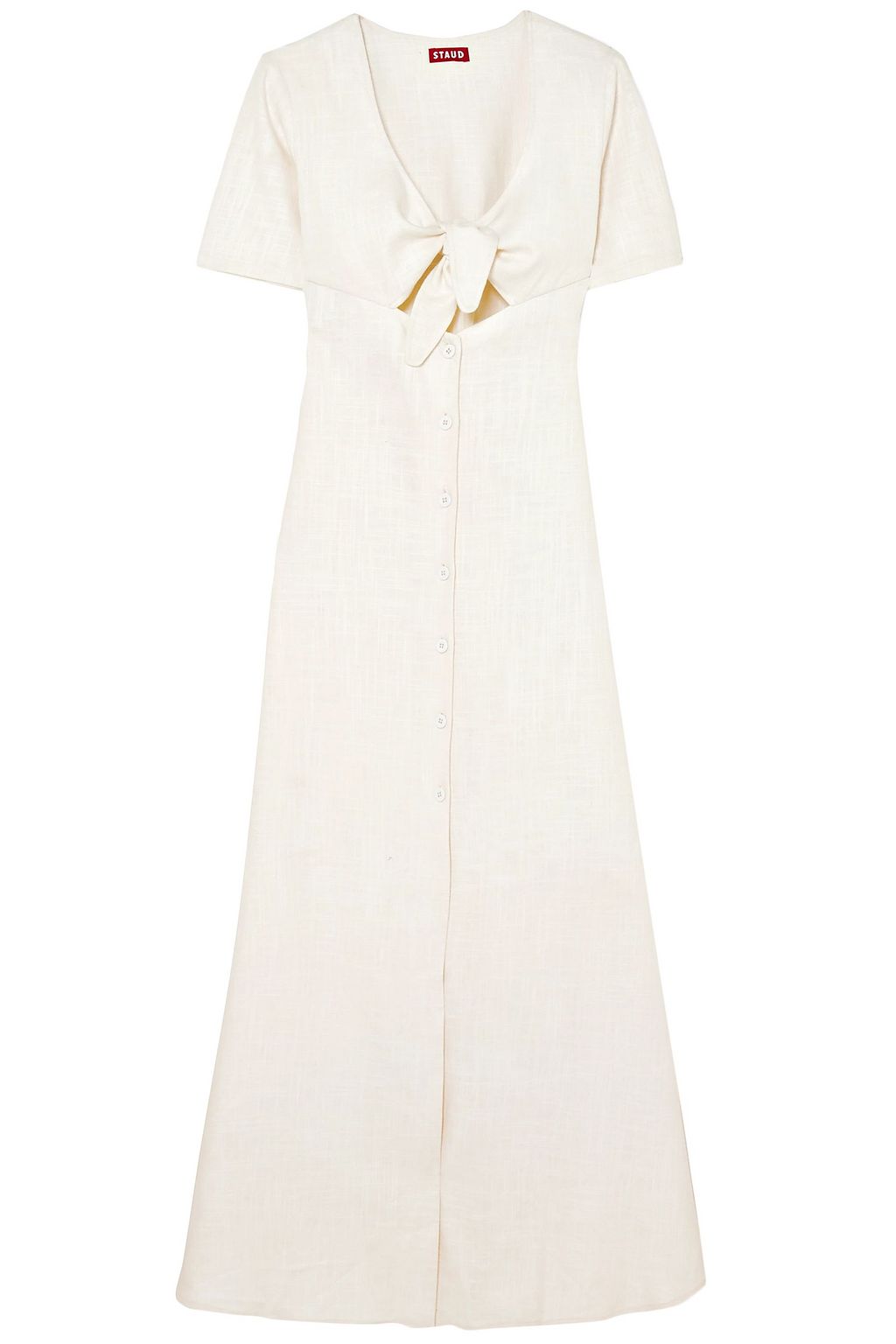 linen blend maxi dress