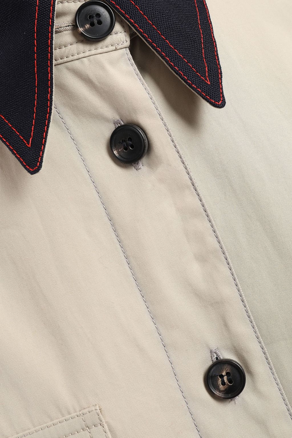 VICTORIA BECKHAM Reversible cotton-twill jacket