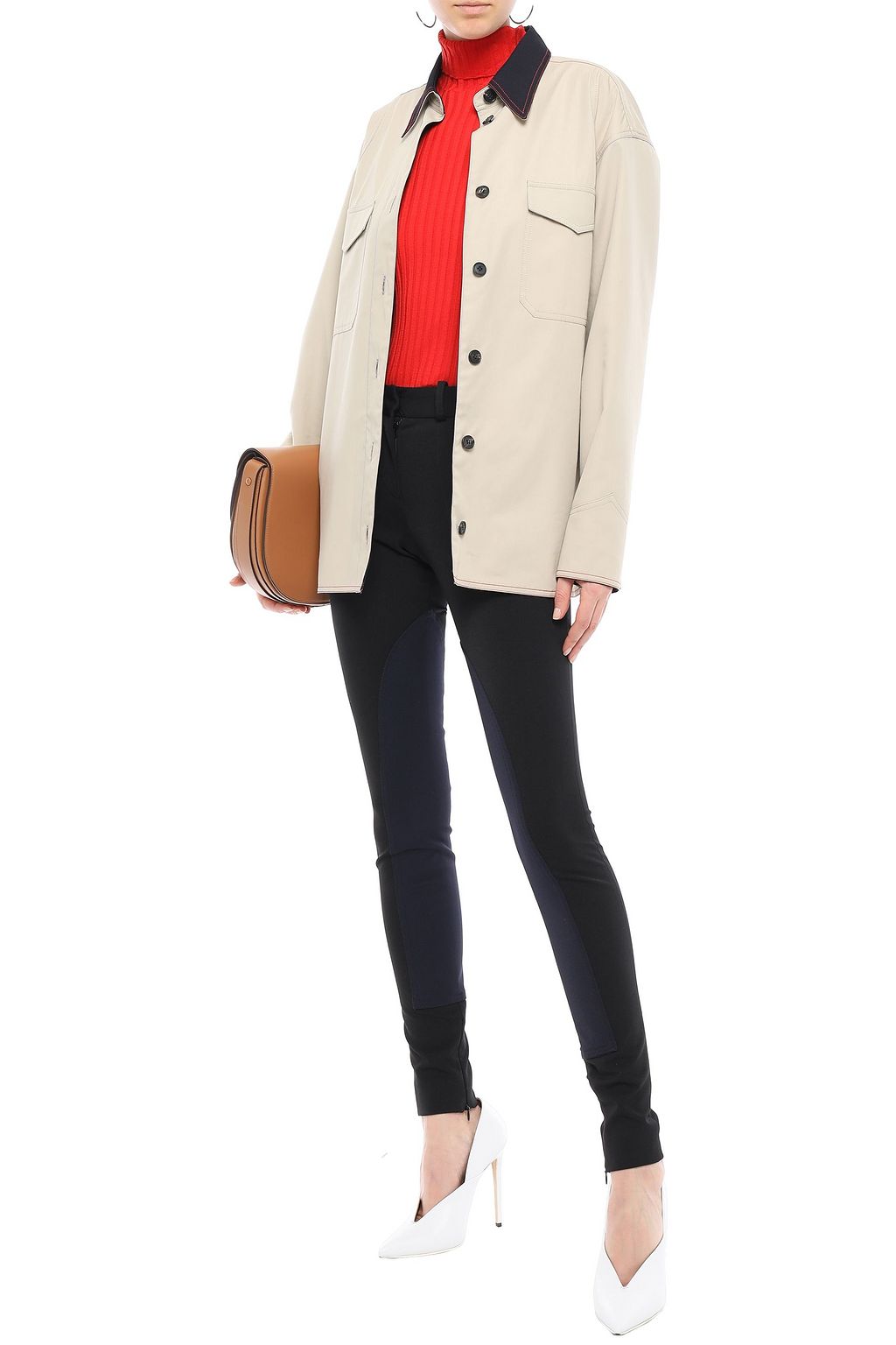 VICTORIA BECKHAM Reversible cotton-twill jacket