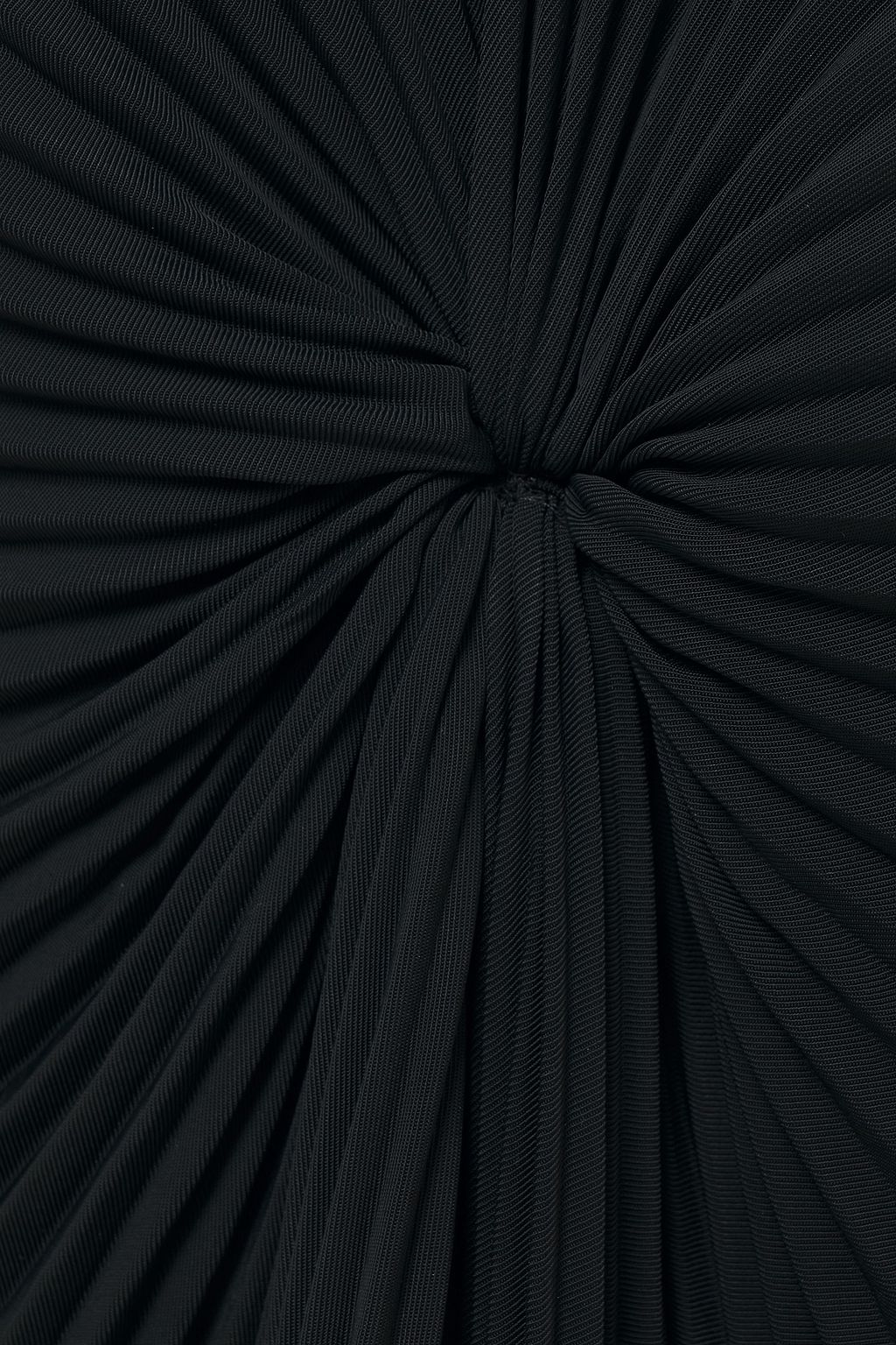 VICTORIA BECKHAM Asymmetric pleated twill maxi skirt