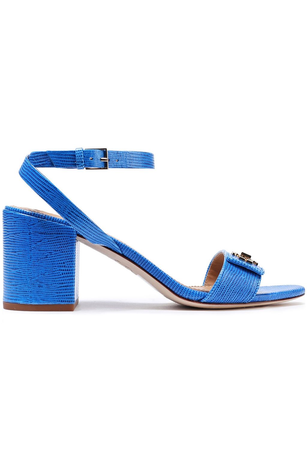 bright blue sandals