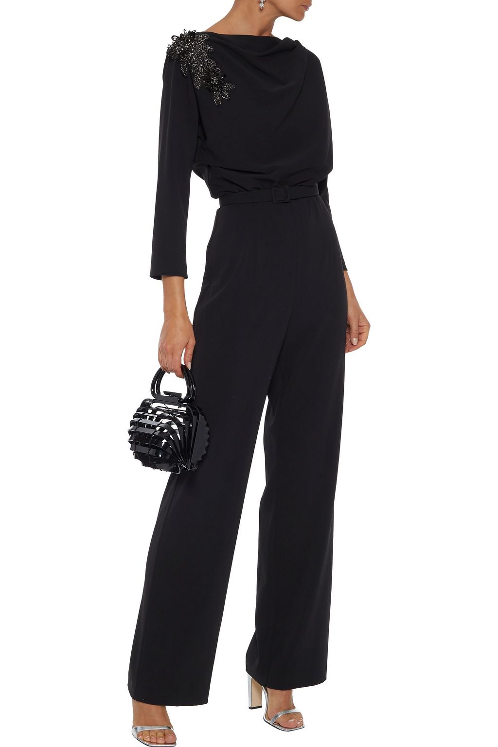 badgley mischka jumpsuit
