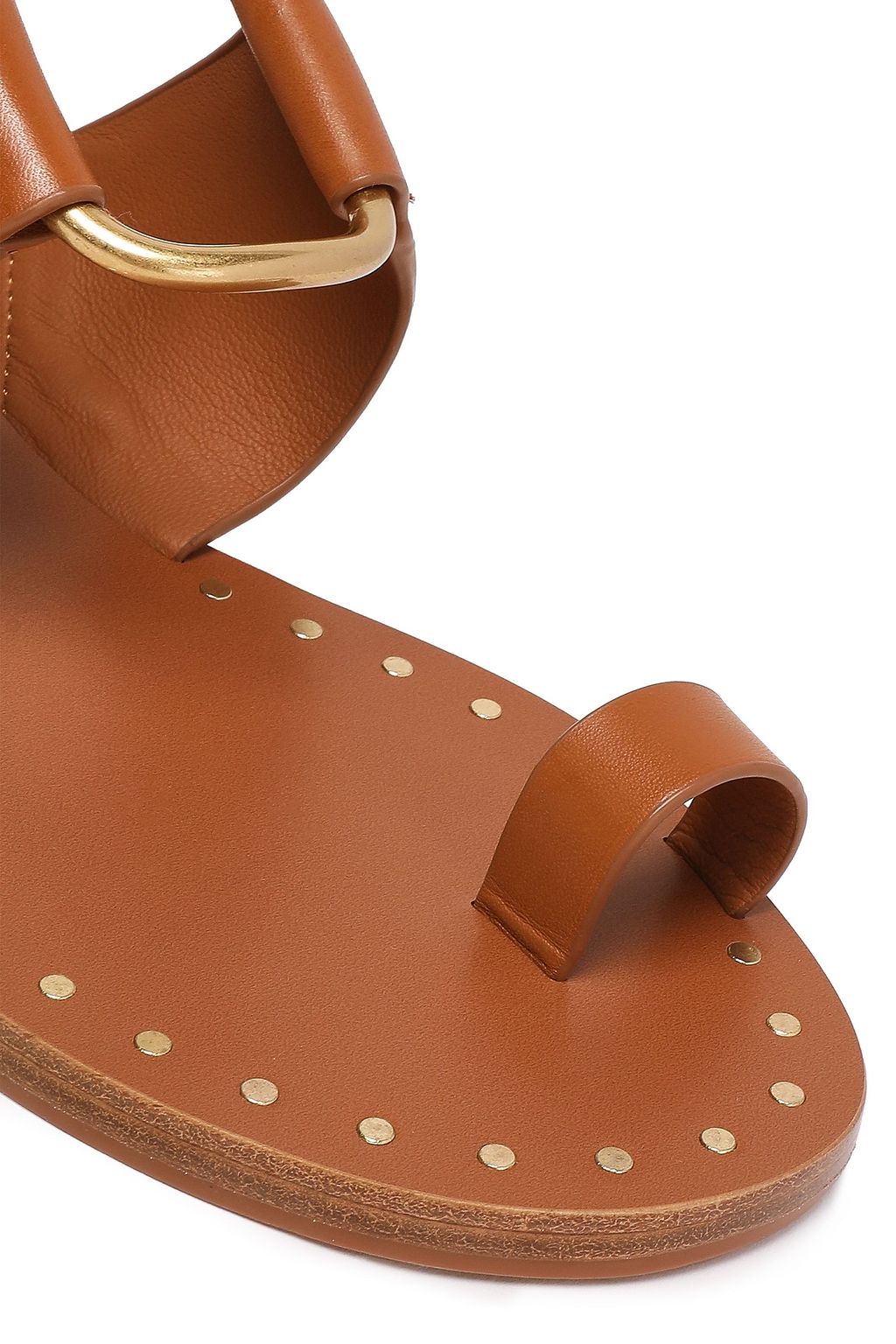 TORY BURCH Embellished leather sandals
