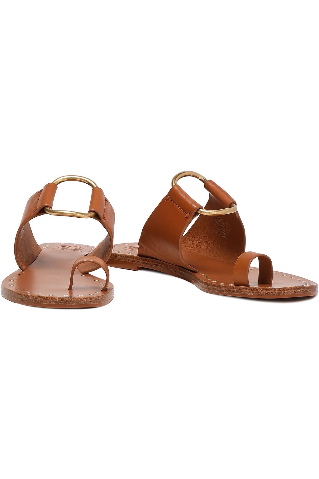 TORY BURCH Embellished leather sandals