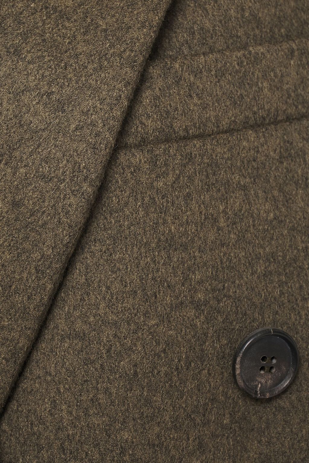 VICTORIA BECKHAM Double-breasted wool and cashmere-blend felt coat