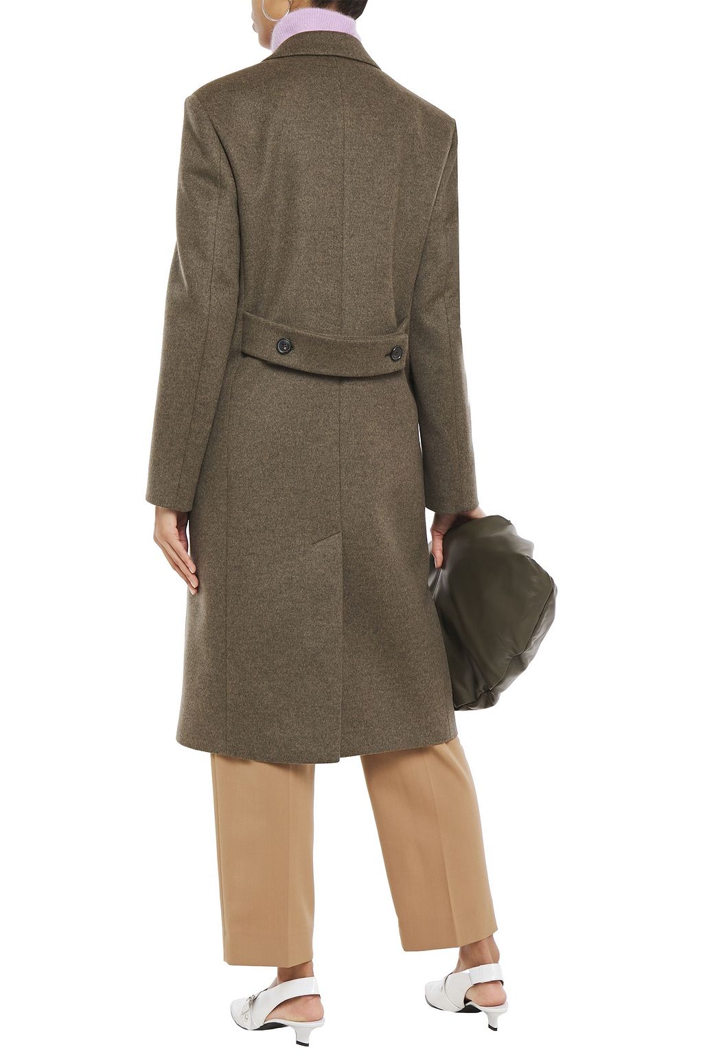 VICTORIA BECKHAM Double-breasted wool and cashmere-blend felt coat
