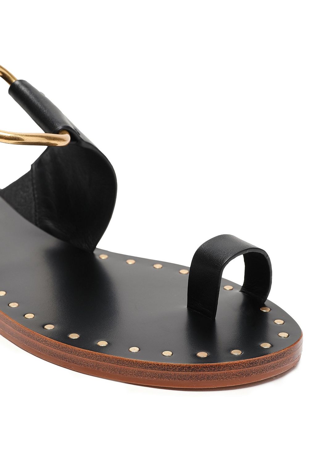 TORY BURCH Embellished leather sandals