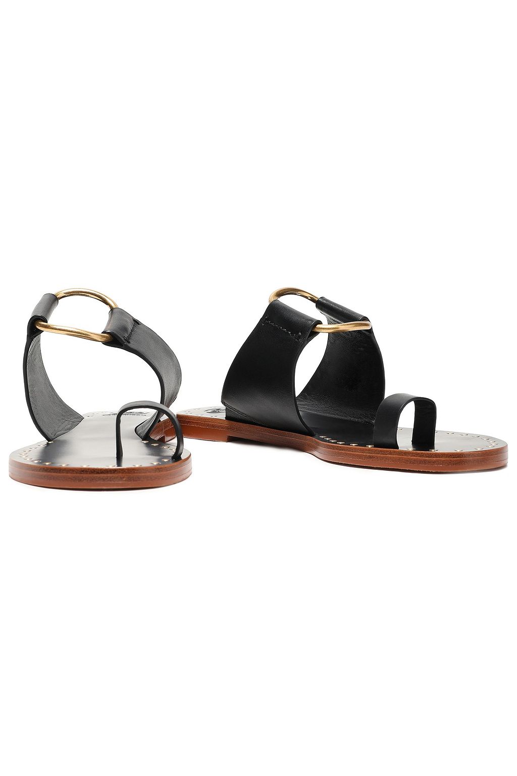 TORY BURCH Embellished leather sandals