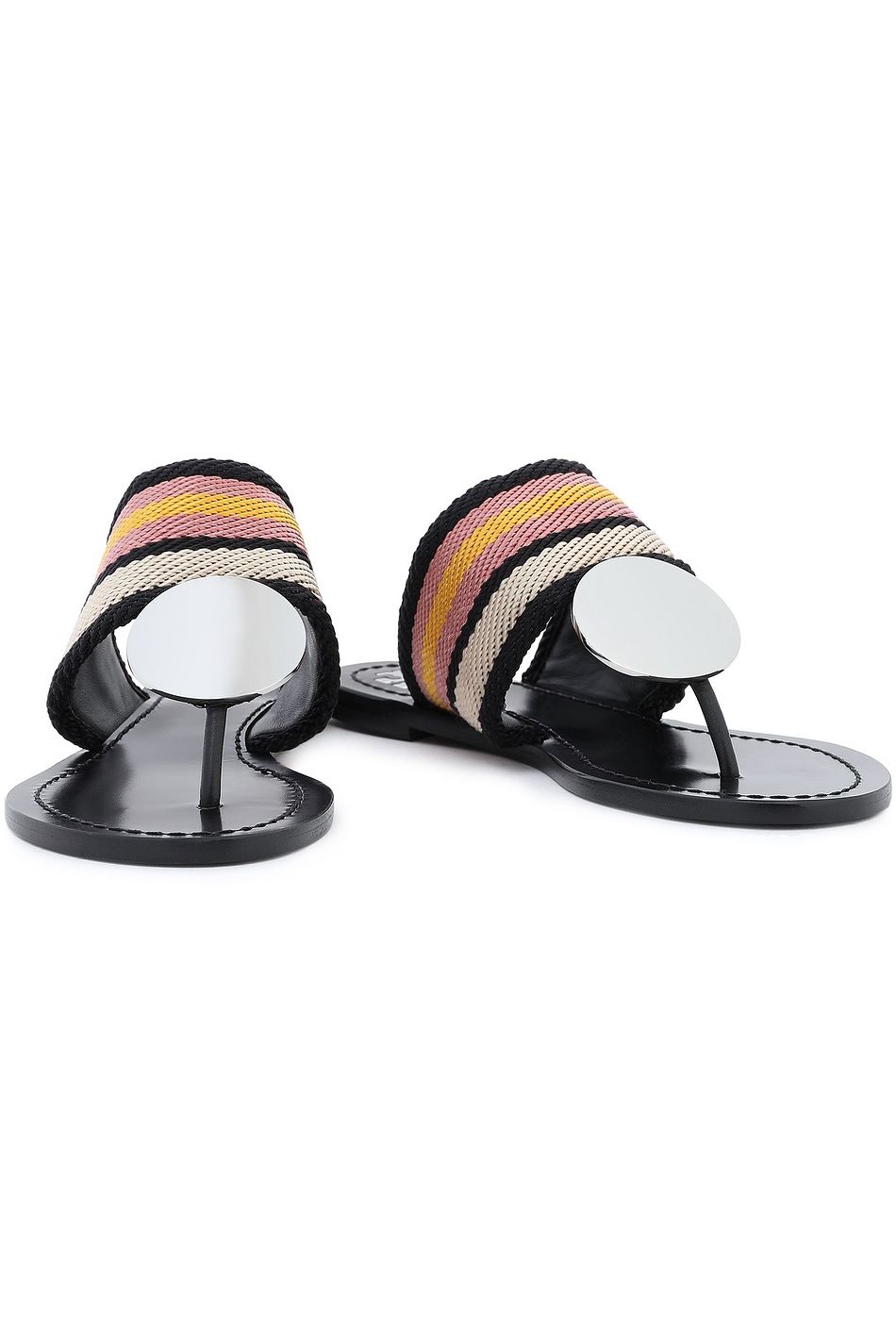 tory burch striped slide