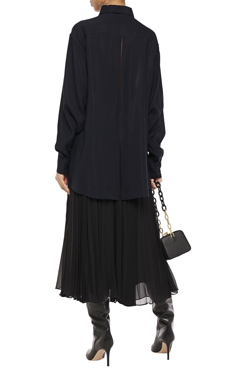 VICTORIA BECKHAM Cutout woven shirt