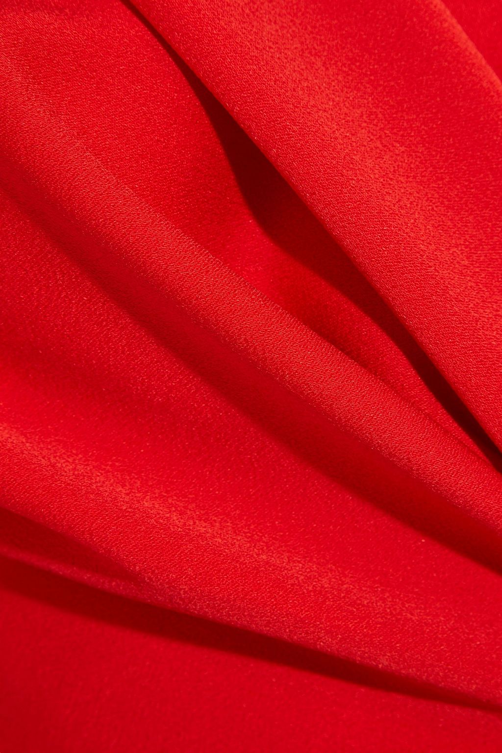 VICTORIA BECKHAM Wrap-effect satin-crepe dress