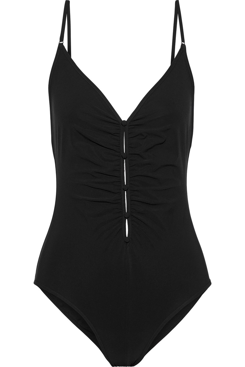 black embellished swimsuit