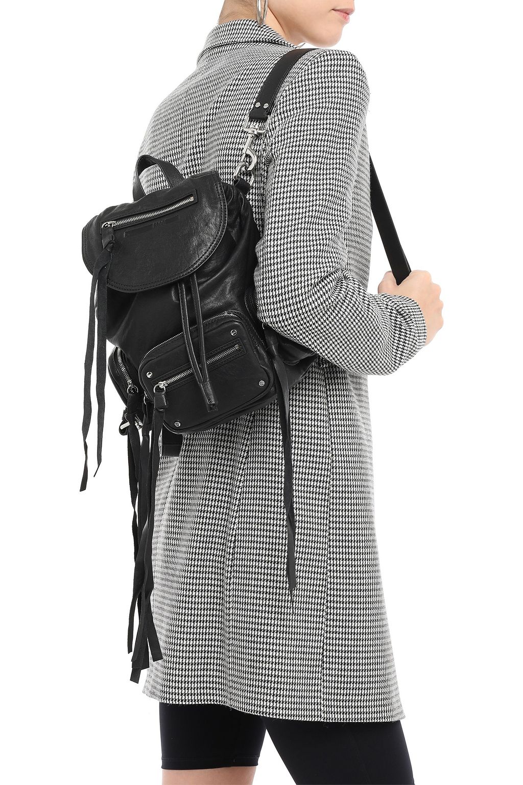 MCQ ALEXANDER MCQUEEN Convertible leather backpack