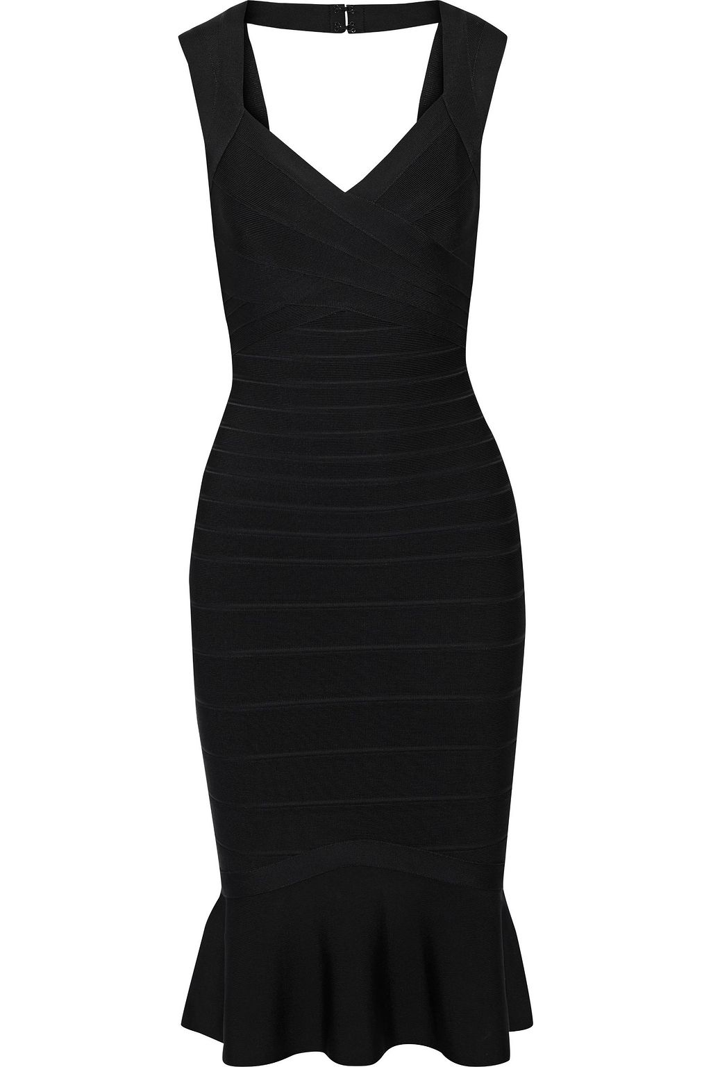 herve leger cutout bandage dress