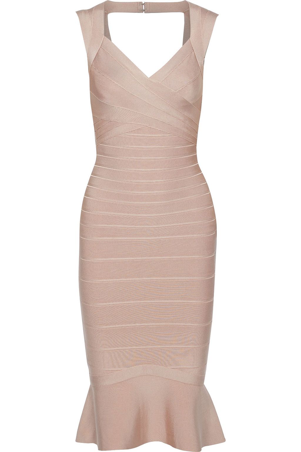 herve leger cutout bandage dress