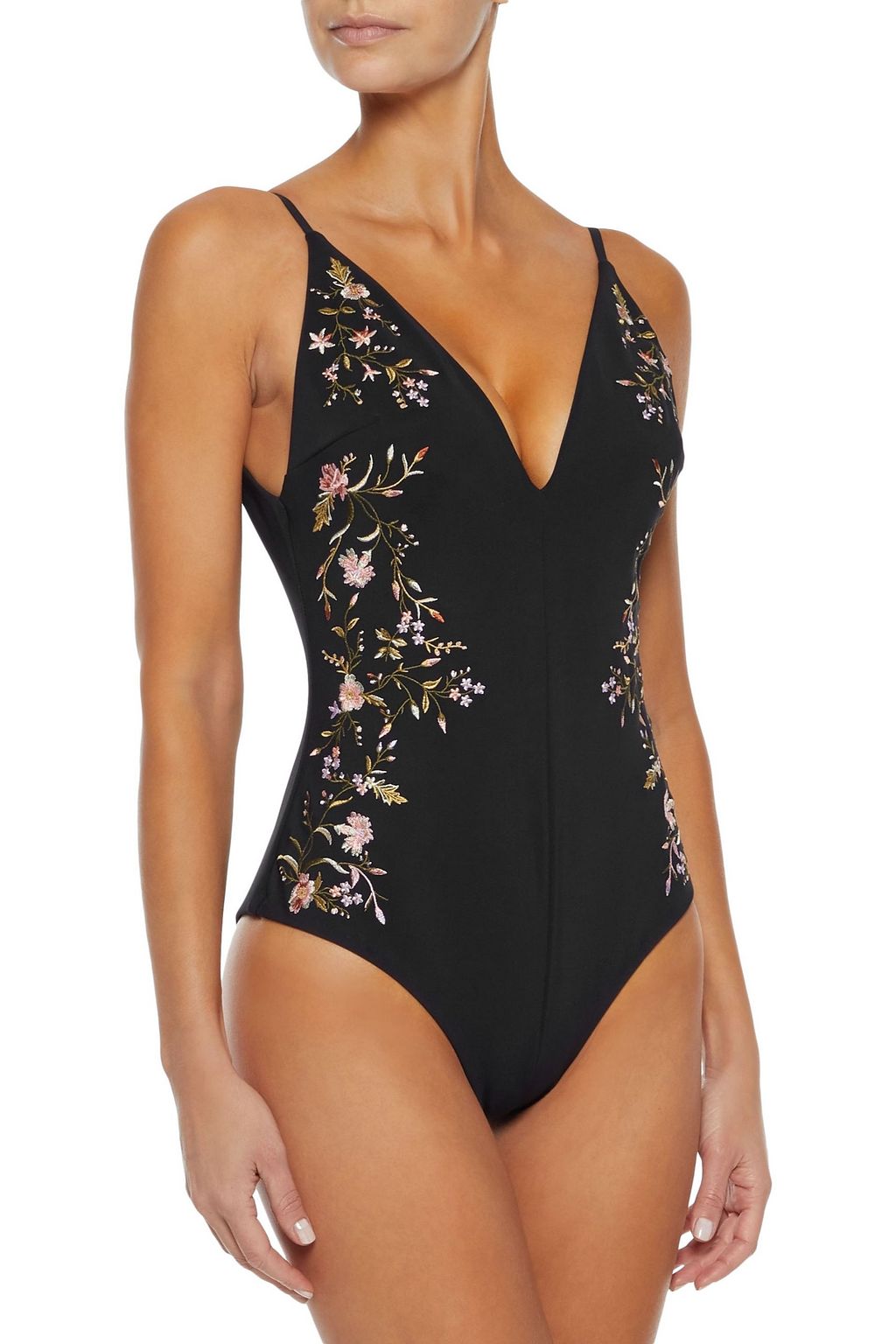 ZIMMERMANN Iris Motif embroidered swimsuit