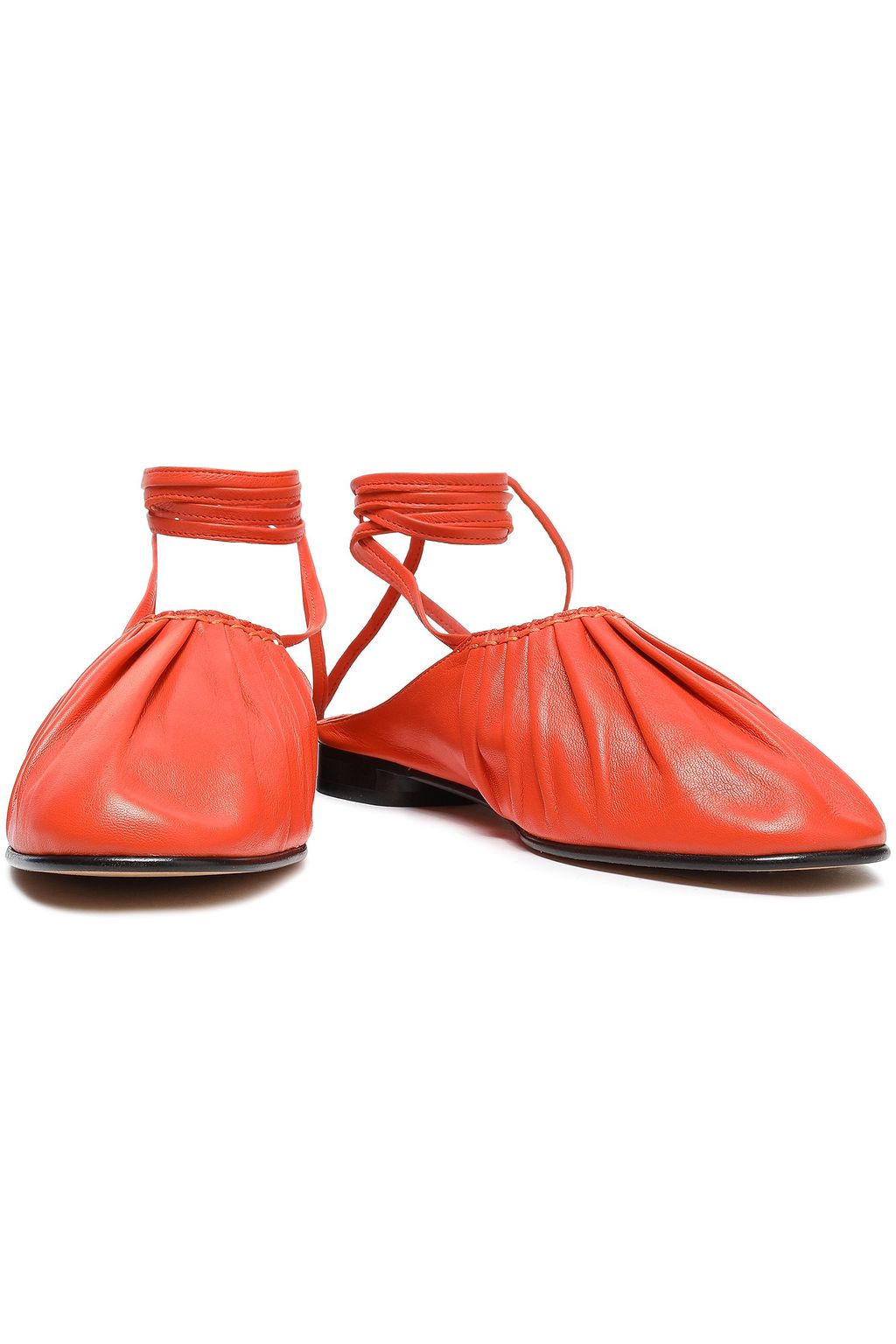 3.1 PHILLIP LIM Nadia lace-up leather ballet flats