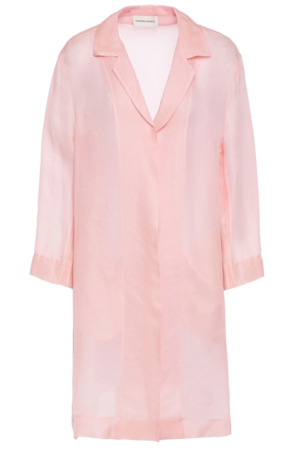 pink organza coat