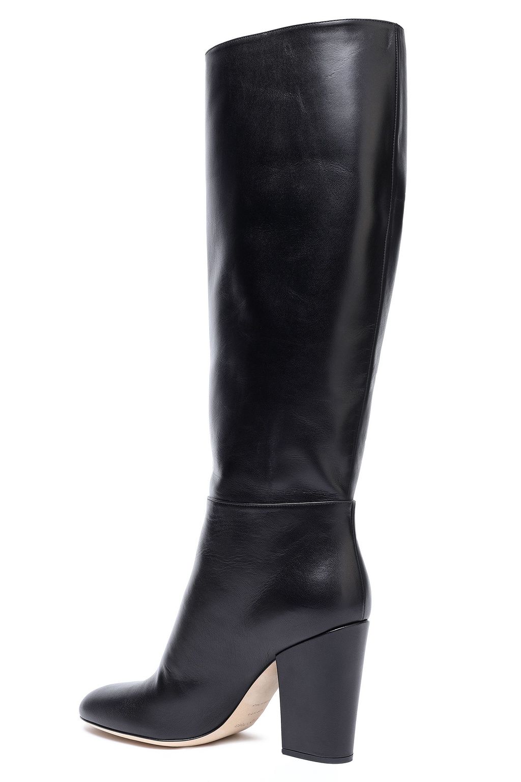 SERGIO ROSSI Leather knee boots