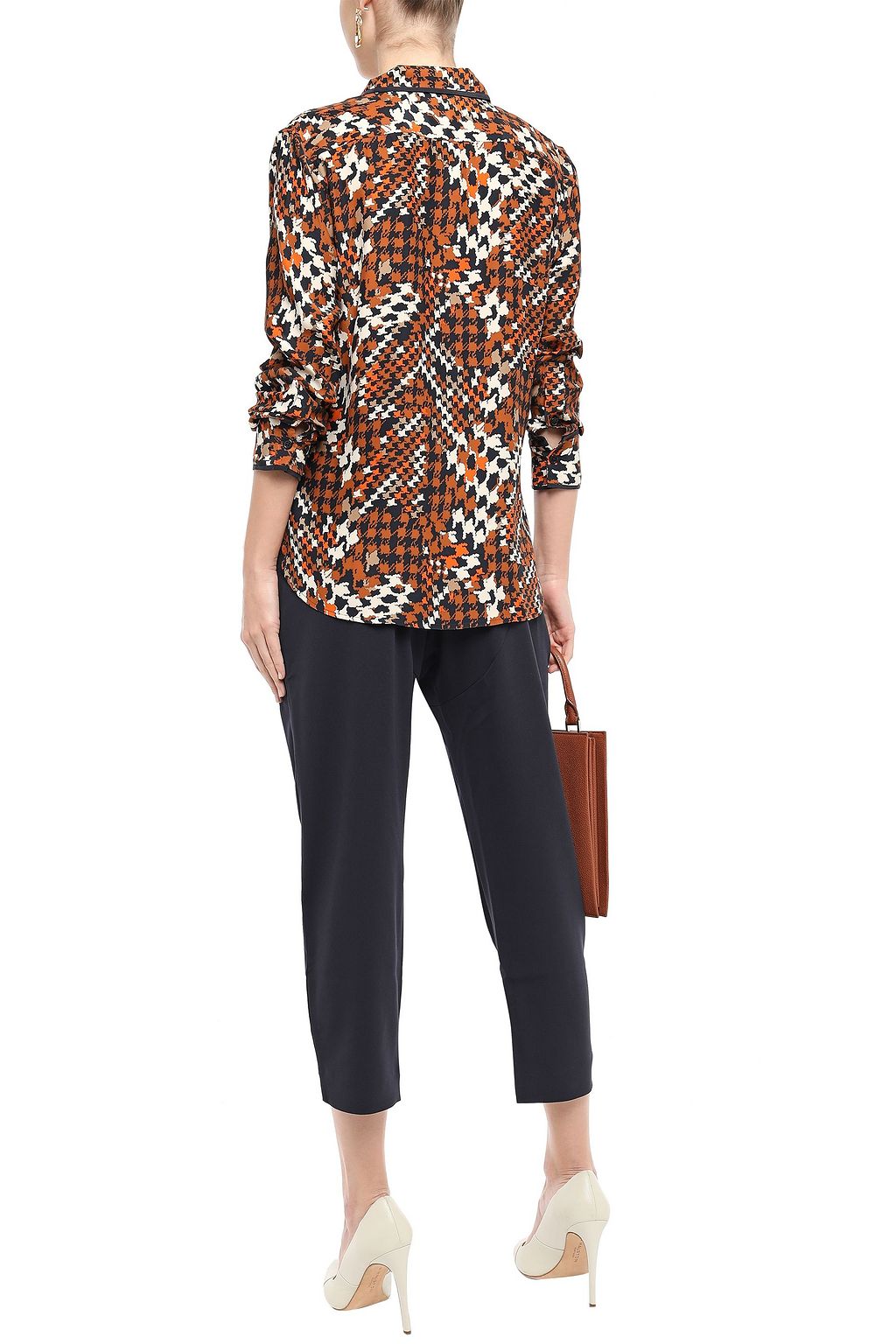 EQUIPMENT Charlyne cropped crepe tapered pants