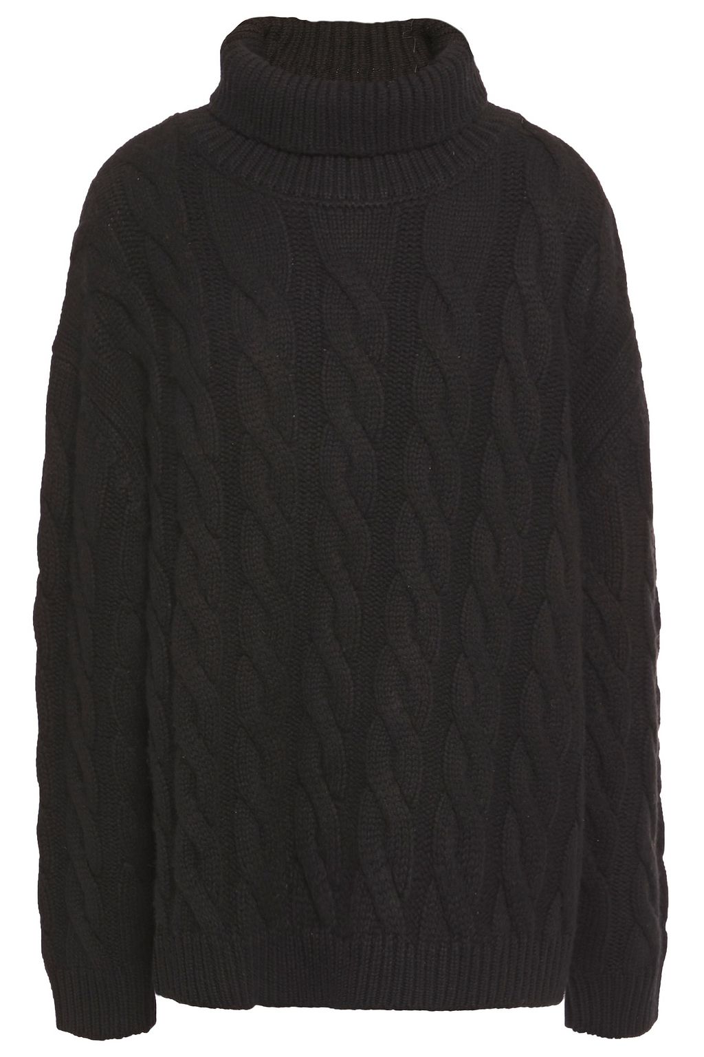 Oversized cable knit cashmere turtleneck sweater Oversized cable knit cashmere turtleneck sweater