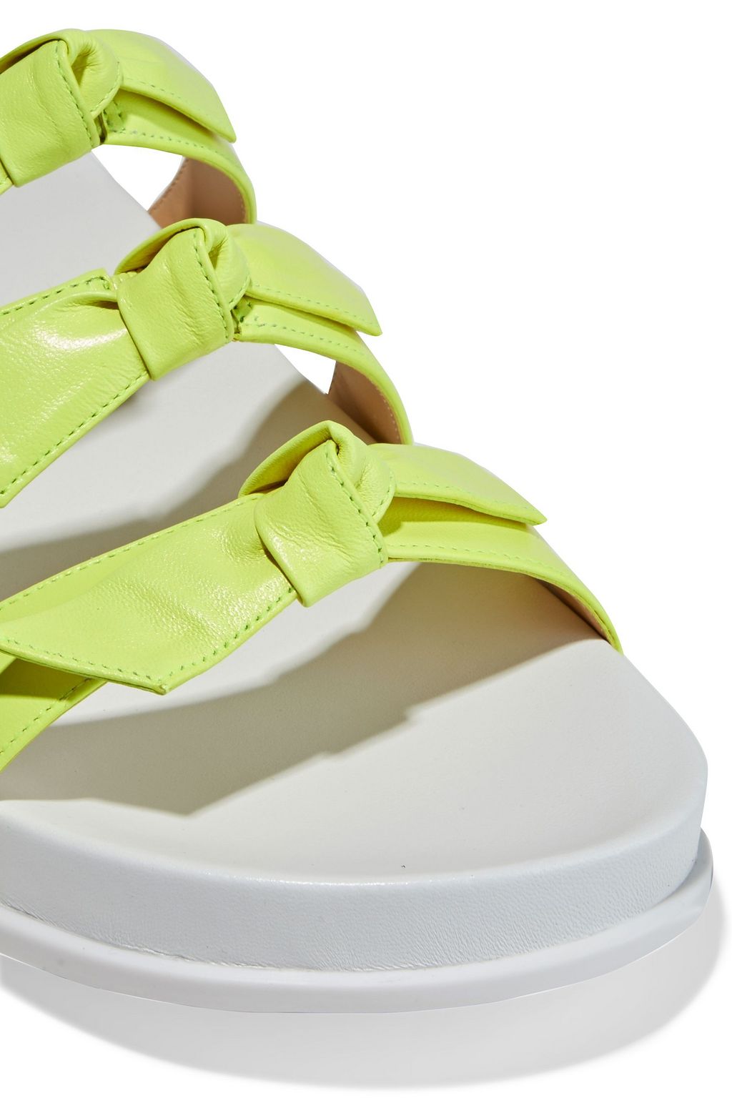 ALEXANDRE BIRMAN Lolita knotted leather slides