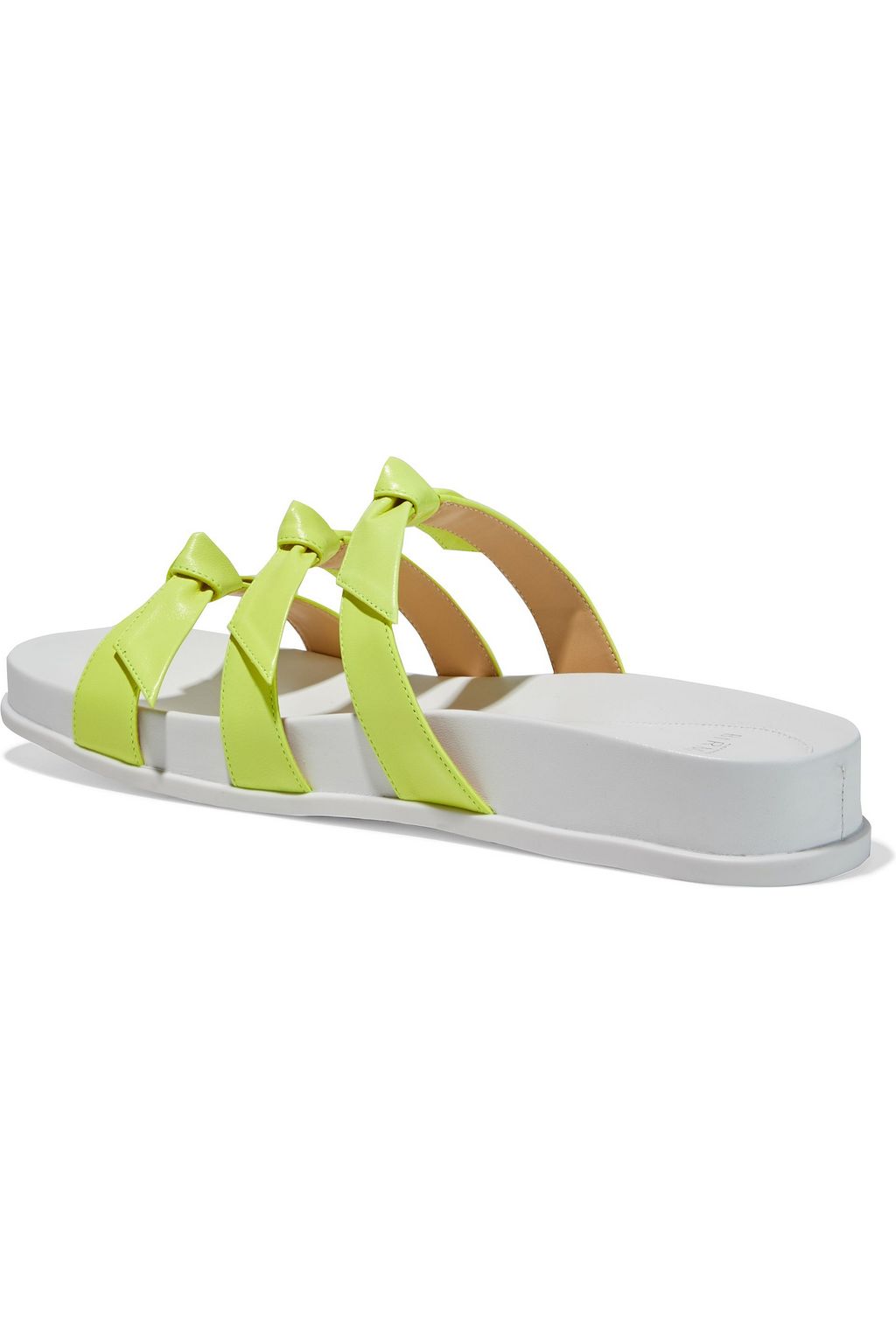ALEXANDRE BIRMAN Lolita knotted leather slides