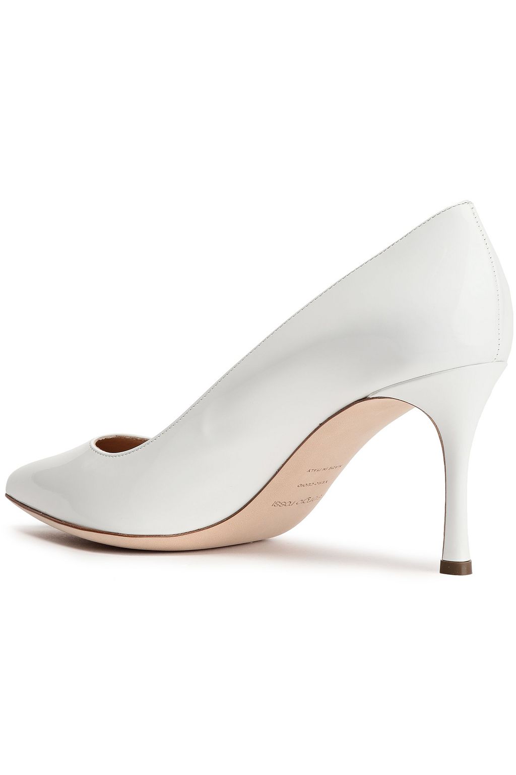 sergio rossi white pump