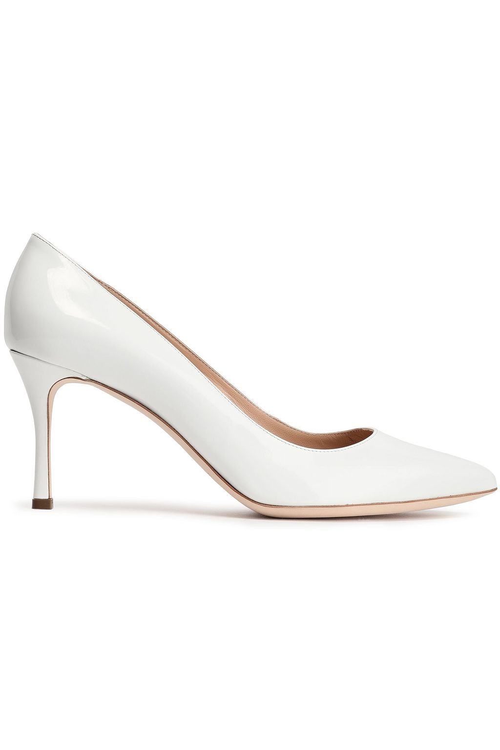 sergio rossi white pumps