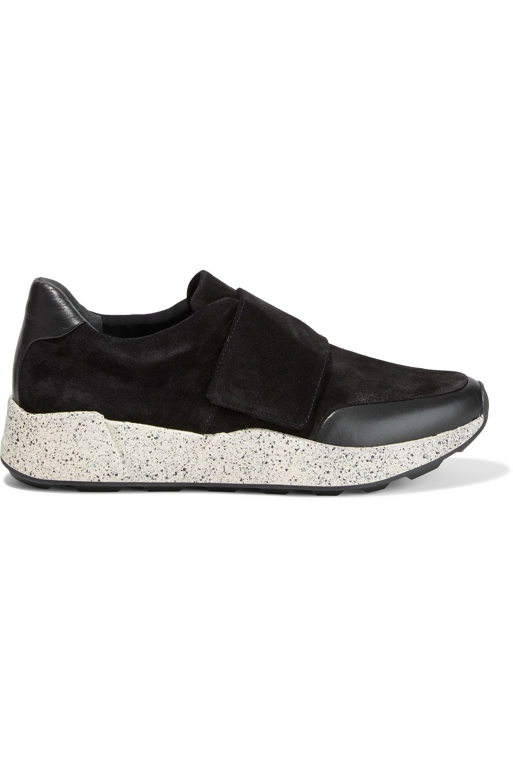 vince black suede sneakers
