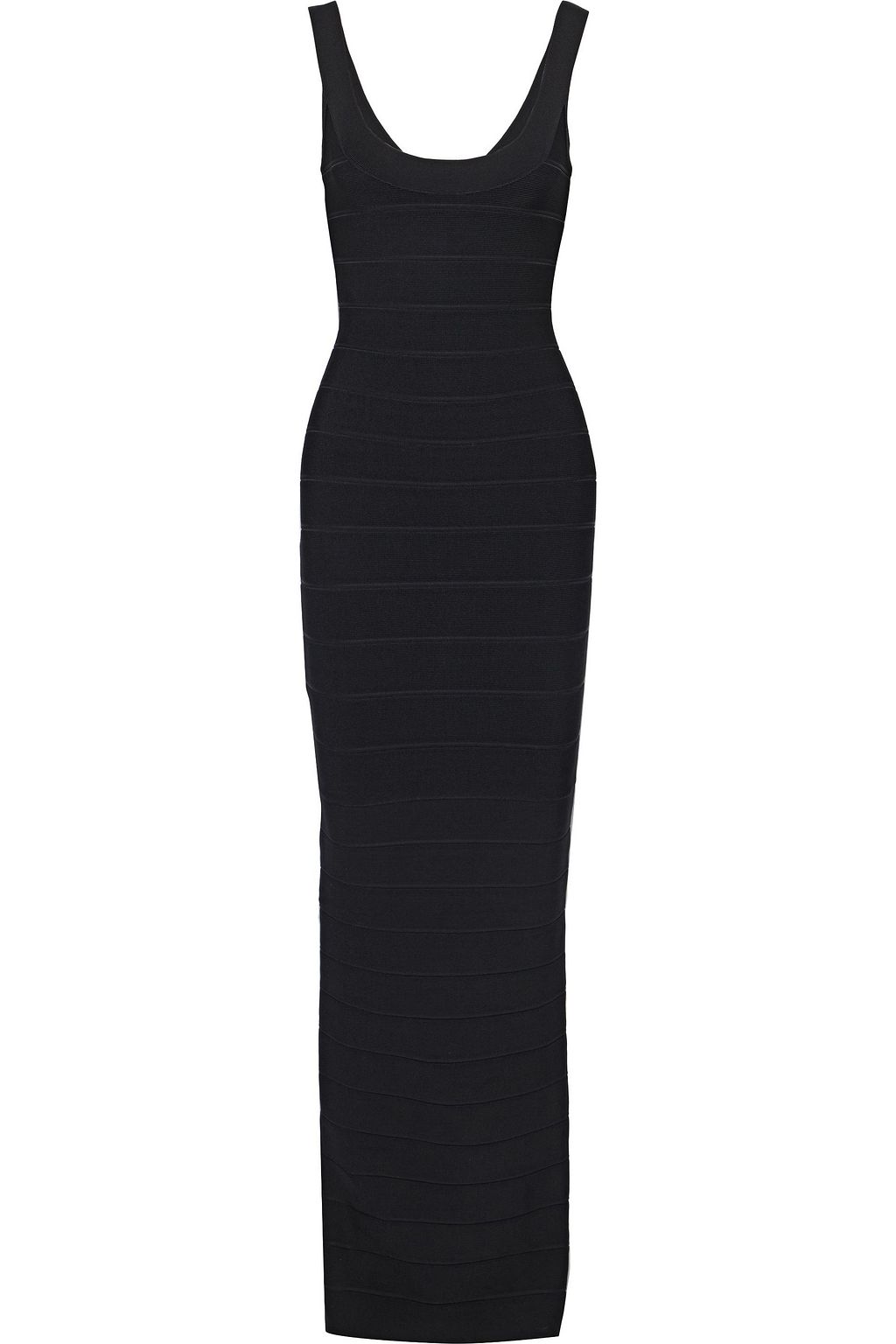 herve leger black gown