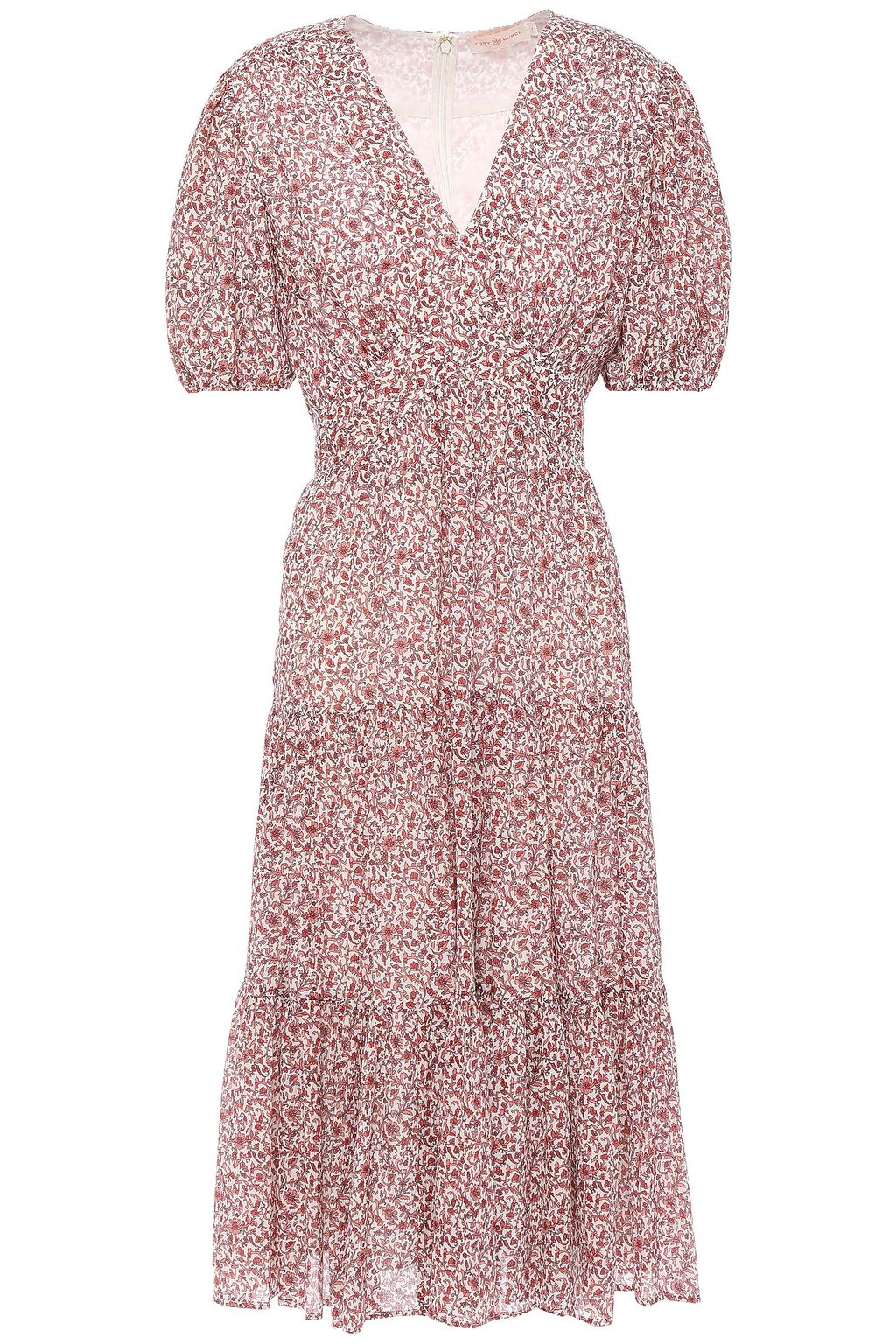 tory burch printed cotton dress