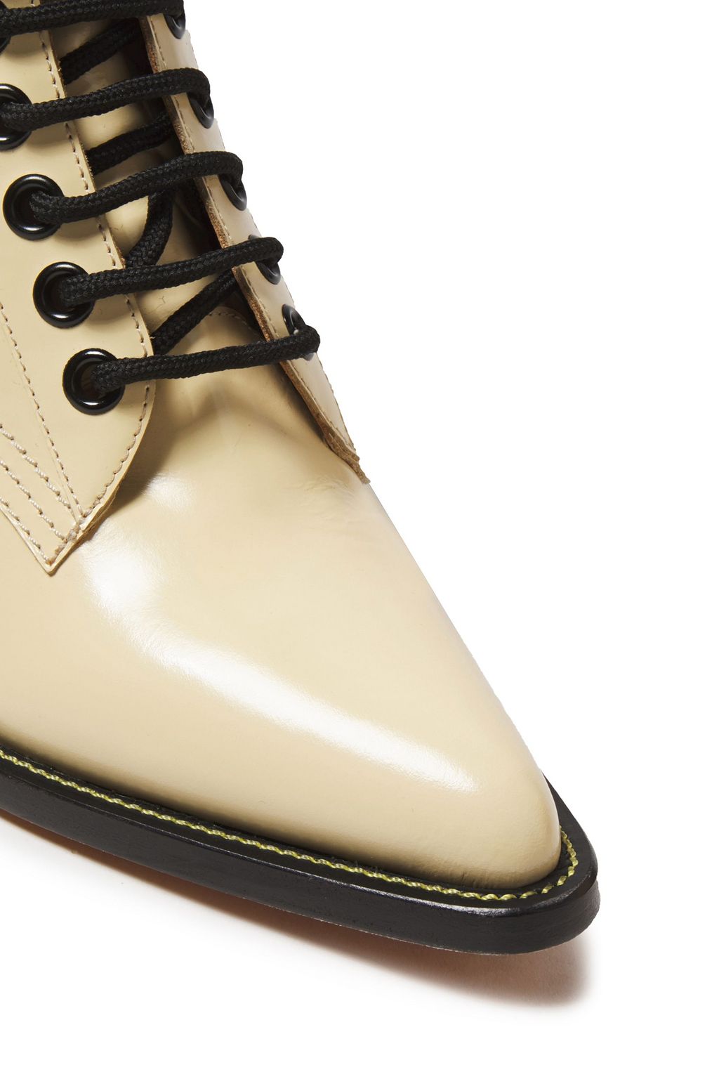 CHLOÉ Rylee glossed-leather ankle boots