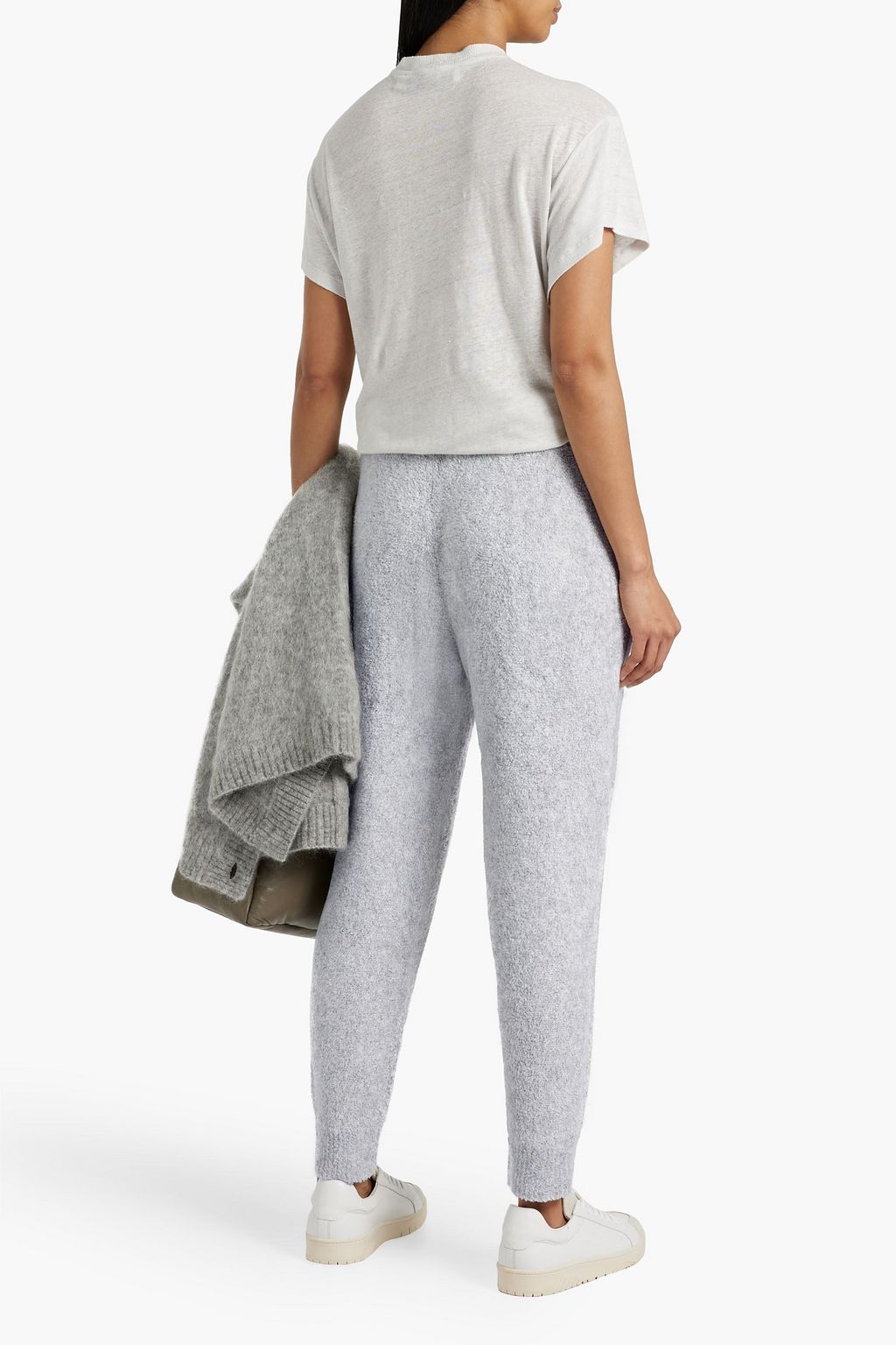 BRUNELLO CUCINELLI Bouclé-knit track pants