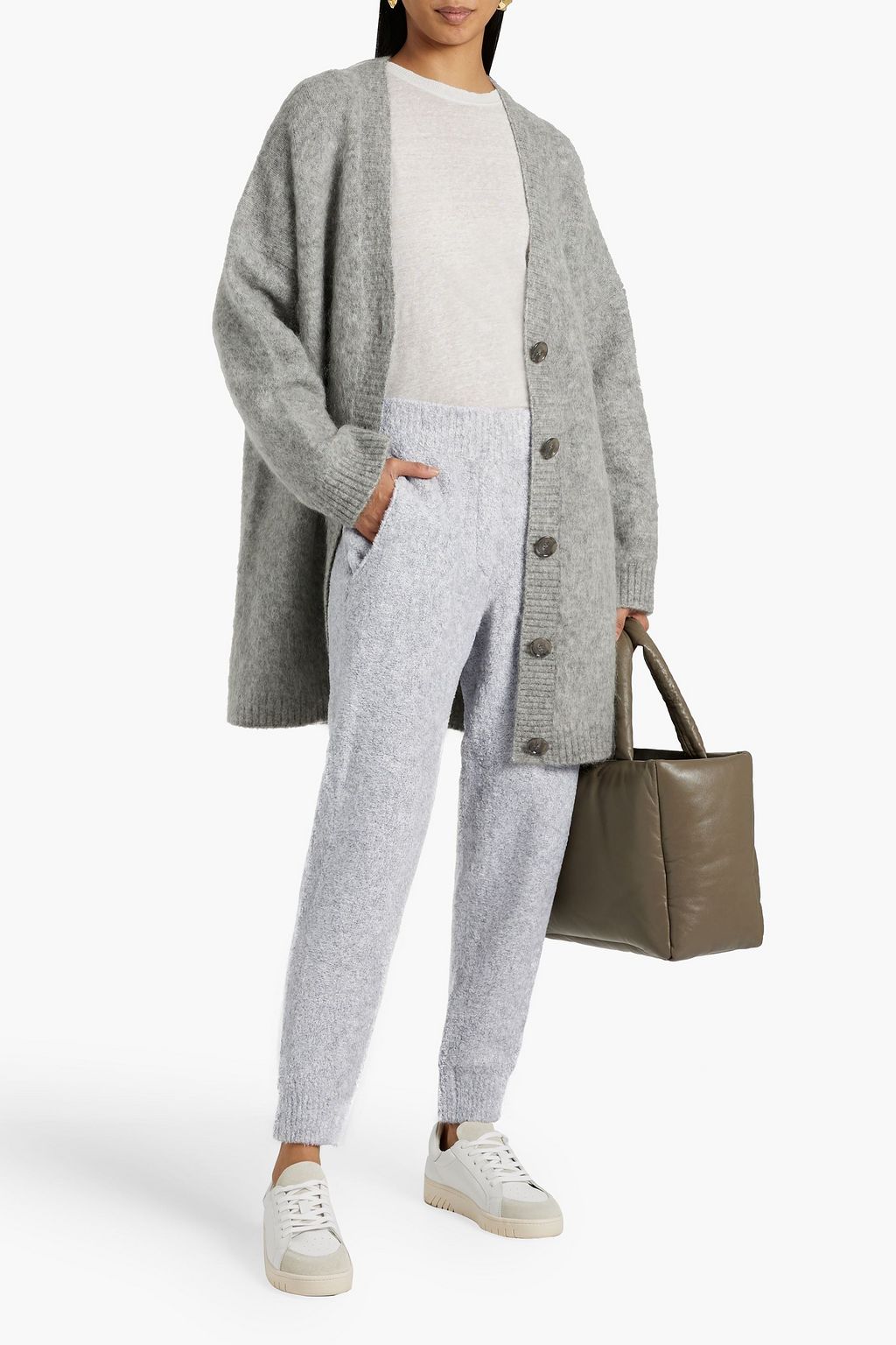 BRUNELLO CUCINELLI Bouclé-knit track pants