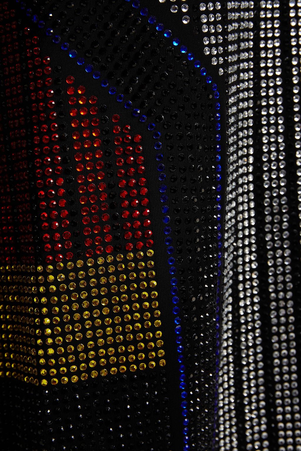 BALMAIN Crystal-embellished jersey mini dress