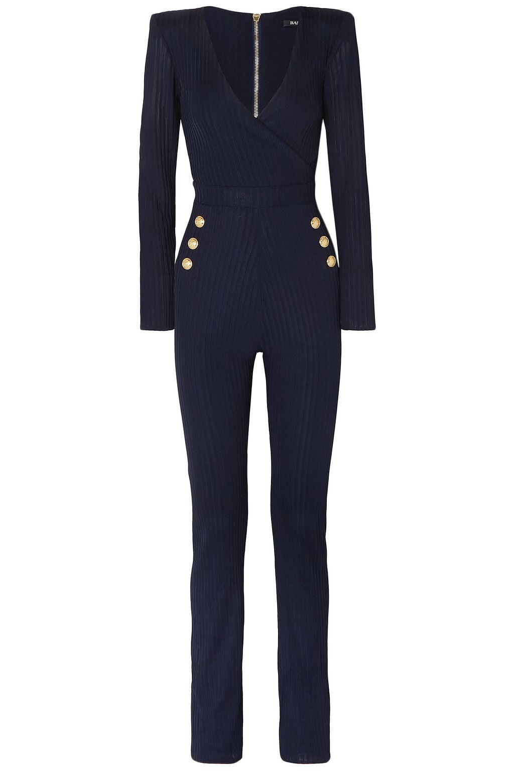 ribbed jersey jumpsuit