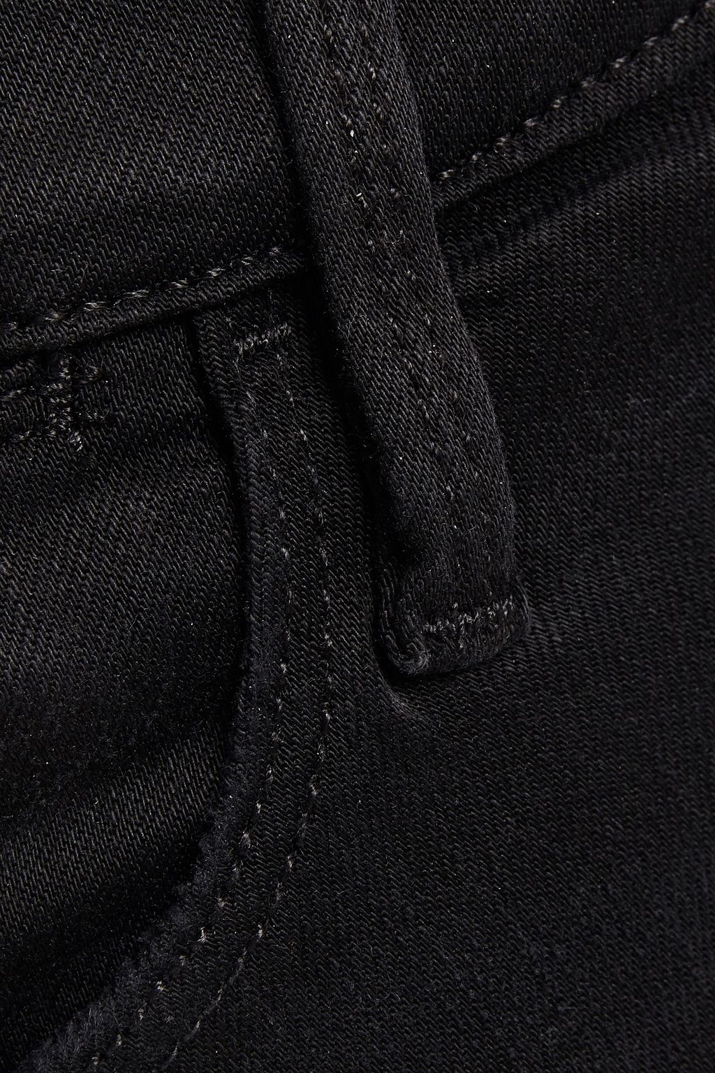 FRAME Le High Skinny frayed high-rise skinny jeans