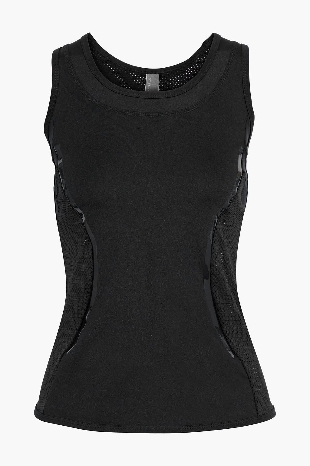 ADIDAS BY STELLA MCCARTNEY Mesh-paneled printed stretch tank | THE OUTNET