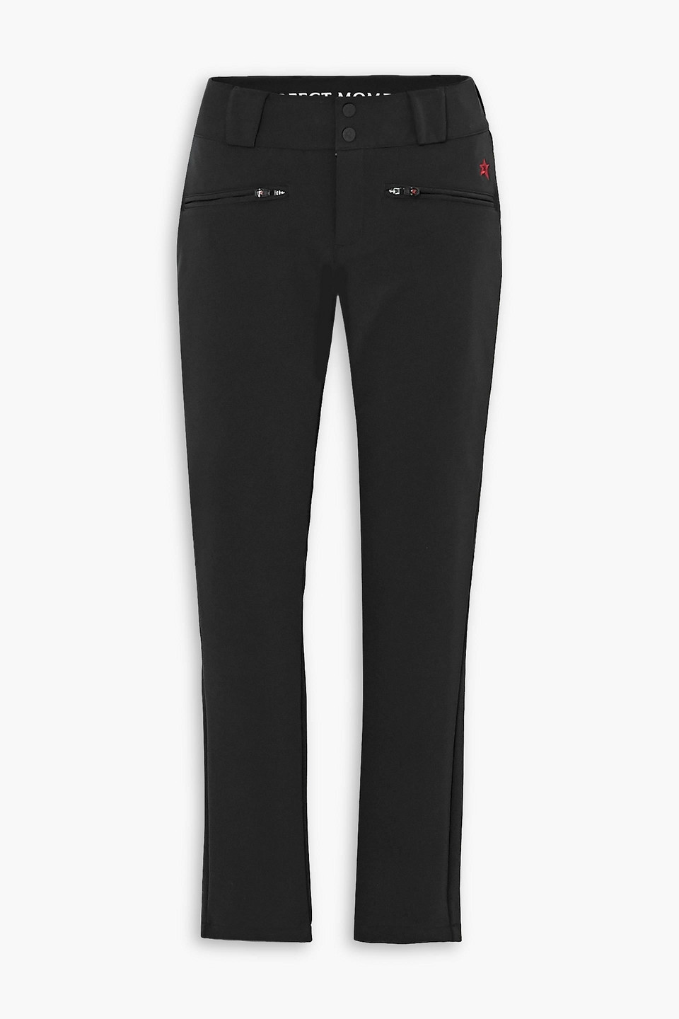 Perfect Moment Aurora Flared Stretch-shell Ski Trousers In Black