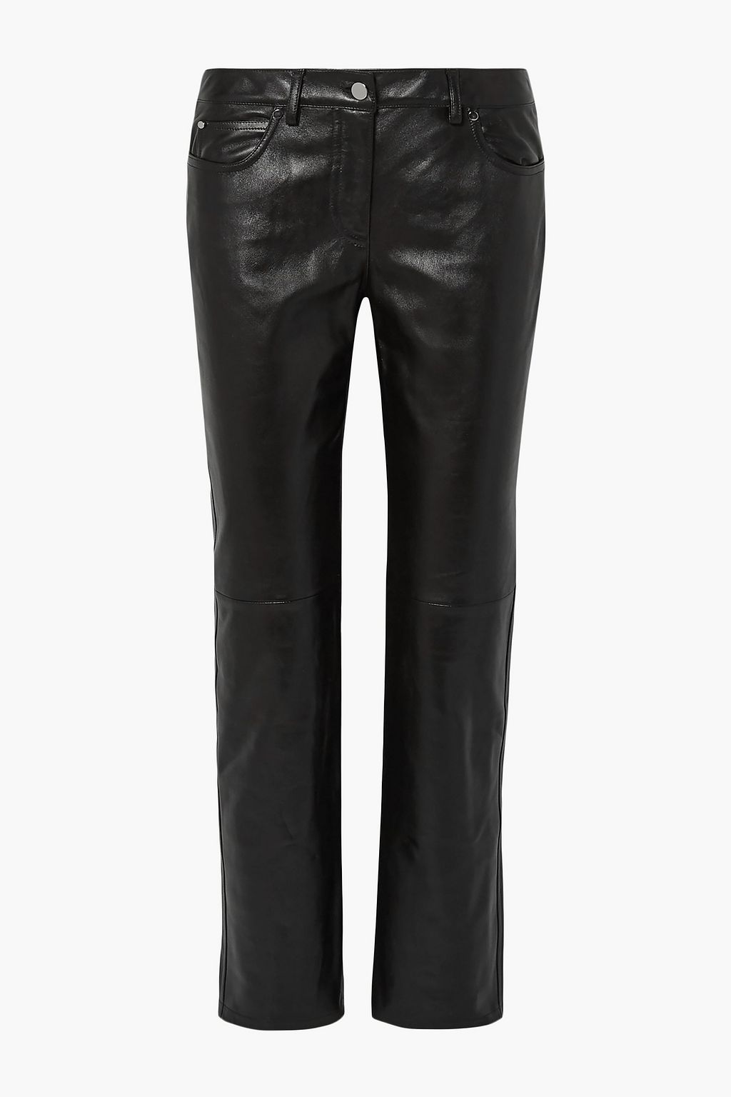 michael kors leather trousers